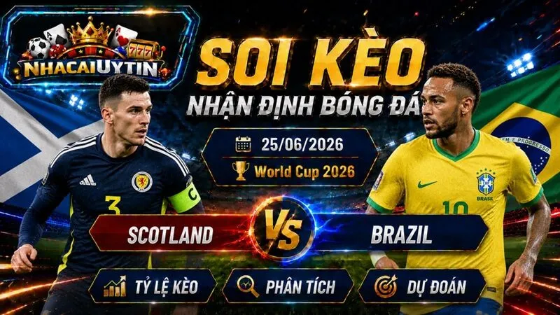 Đội hình ra sân của Scotland vs Brazil