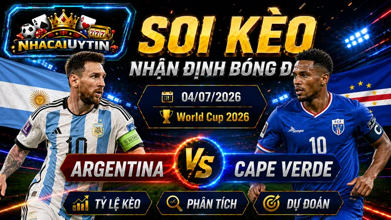 Đội hình ra sân dự kiến của Argentina vs Cape Verde